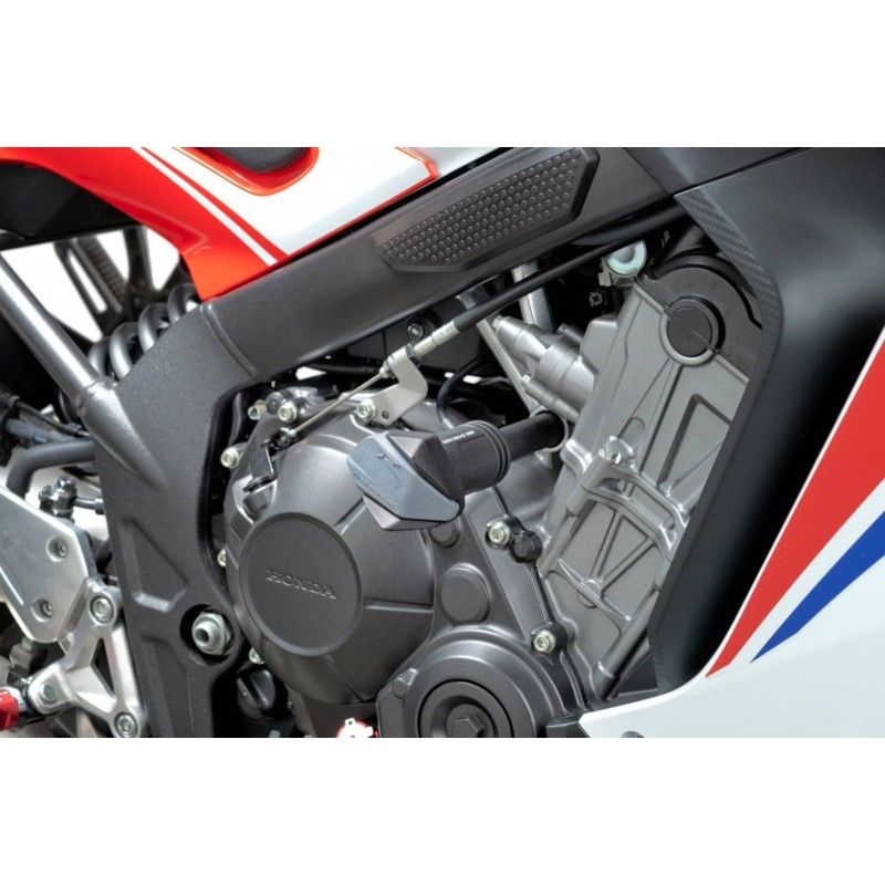 Protections de cadre Puig Mod R19 pour Honda CBR650F 14-18 noires