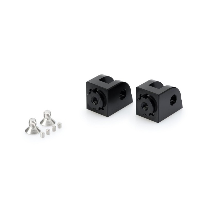 Adaptadores de reposapies ajustables Puig para Honda CB750 Hornet 23/25 negro