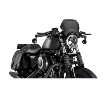 PUIG  CARENAGE AVANT EN ALUMINIUM HARLEY D. SPORTSTER 883 IRON 09-12 NOIR