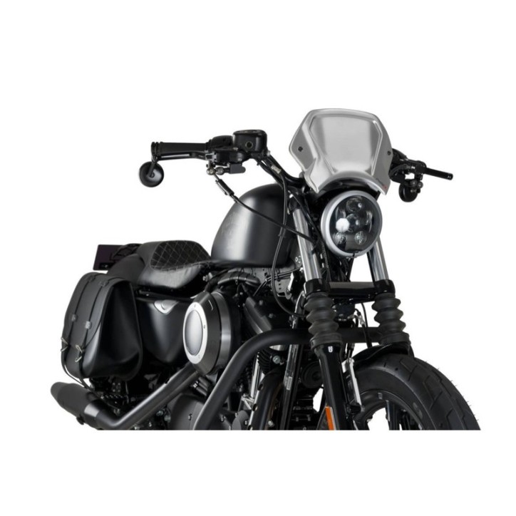 PUIG CARENADO DELANTERO ALUMINIO HARLEY D.SPORTSTER 883 IRON 09-12 PLATA