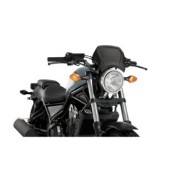 PUIG CARENATURA FRONTALE IN ALLUMINIO PER HONDA CMX 500 REBEL ANNO 17-23 COLORE NERO