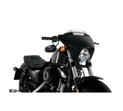 PUIG BATWING SCREEN SML SPORT HARLEY D. SPORTSTER FORTY-EIGHT XL1200X 15-20 LIGHT SMOKE