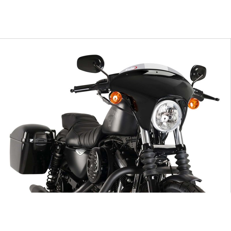 puig batwing sml sport windshield for harley d sportster xl883n iron 09 12 light smoke