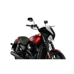 Parabrisas Puig Batwing SML Sport para Harley Davidson Street 750 XG750 15-21, color humo claro.
