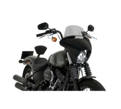 PUIG CUPOLINO BATWING SML TOURING PER HARLEY DAVIDSON SOFTAIL STREET BOB FXBB ANNO 21-22 COLORE FUME CHIARO