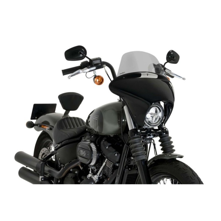 PUIG CUPOLINO BATWING SML TOURING HARLEY D. SOFTAIL STREET BOB FXBB 21-22 FUME CHIARO