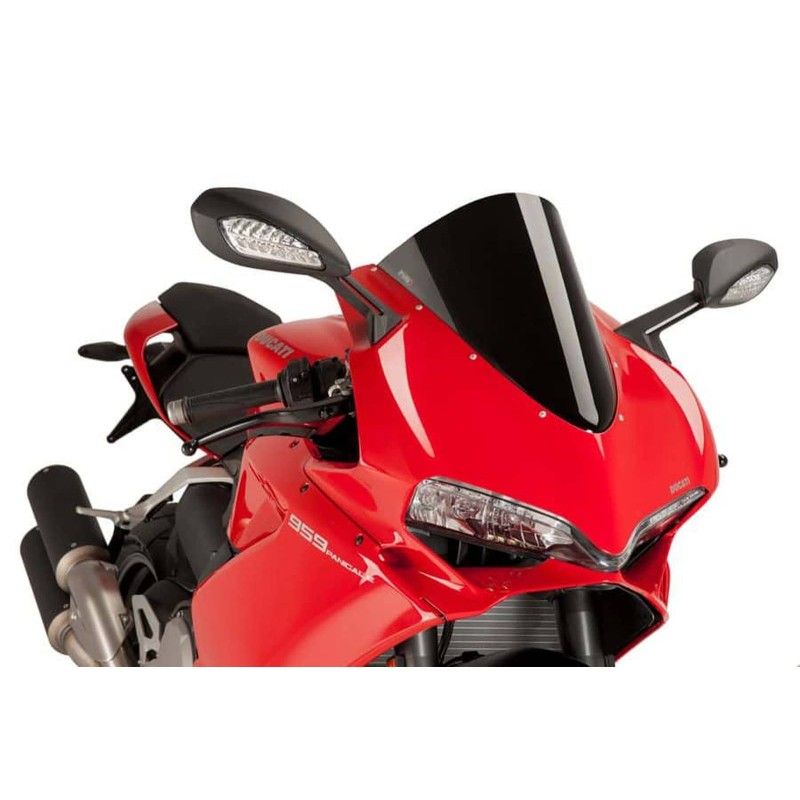 Pare-brise Puig R Racer pour Ducati 959 Panigale 16-20 noir