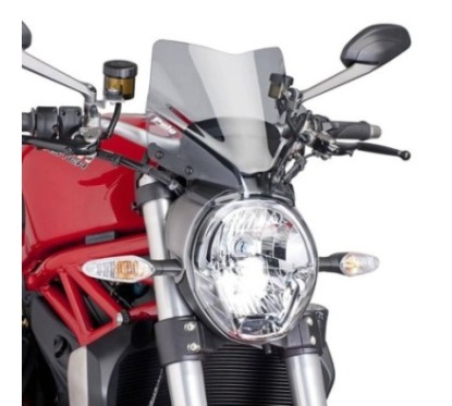 puig cupolino naked ng sport per ducati monster 1200 s 14 16 fume chiaro