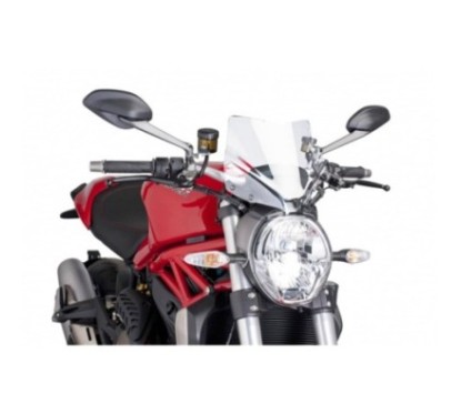 Pare-brise Puig Naked NG Sport pour Ducati Monster 1200 S 14/16 transparent