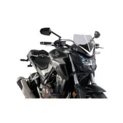 Bulle sport Puig Naked NG pour Honda CB500F 2016, teinte fumEe claire