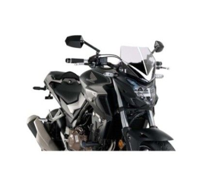 puig naked ng sport windshield for honda cb500f 16 18 clear