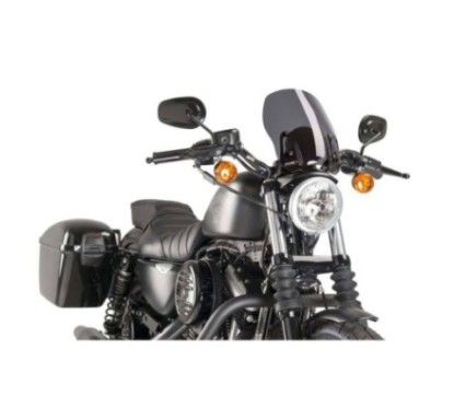 puig naked ng touring screen for harley d sportster 1200 iron 18 20 dark smoke