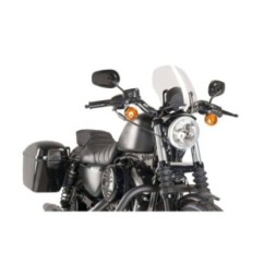 Pare-brise Puig Naked NG Touring pour Harley Sportster 1200 Iron 18-20 pouces transparent