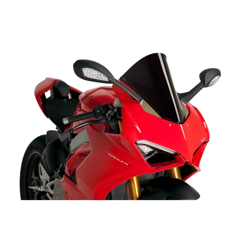 PUIG CUPOLINO R-RACER PER DUCATI PANIGALE V4 ANNO 18-19 COLORE NERO.