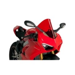 PUIG CUPOLINO R-RACER PER DUCATI PANIGALE V4 ANNO 18-19 COLORE ROSSO.