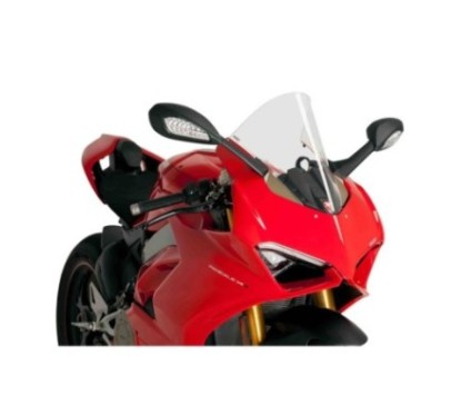 PUIG CUPOLINO R-RACER PER DUCATI PANIGALE V4 ANNO 18-19 COLORE TRASPARENTE.