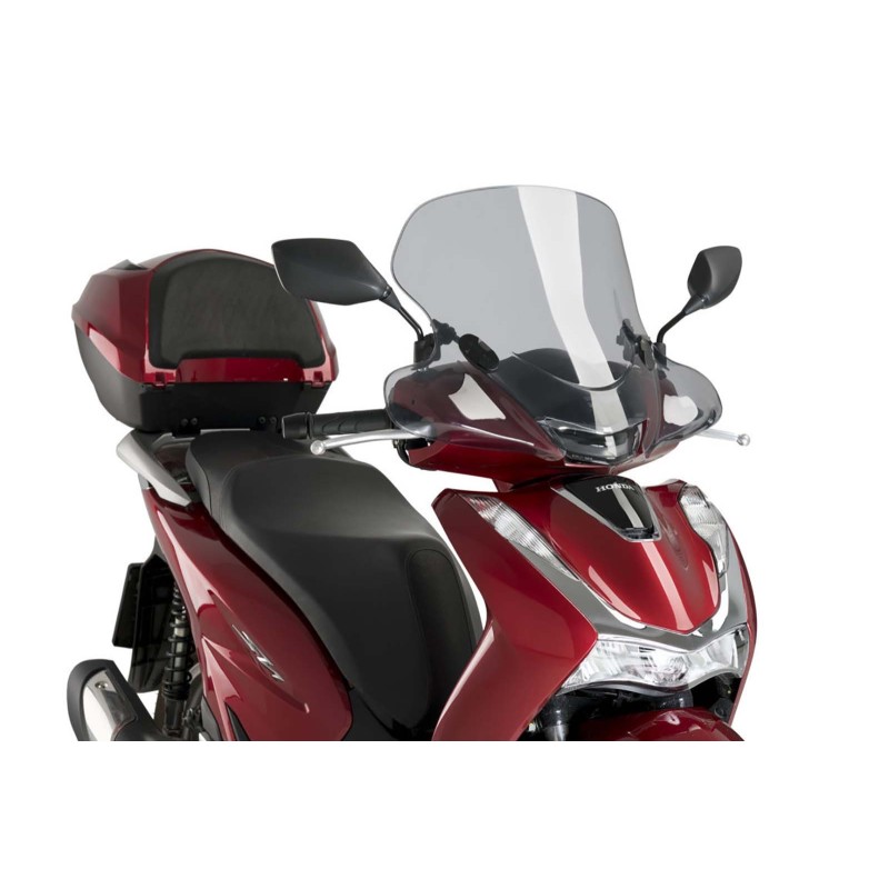 PUIG PARE - BRISE SCOOTER CITY TOURING HONDA SCOOPY SH125i 20-21 FUMEE CLAIR