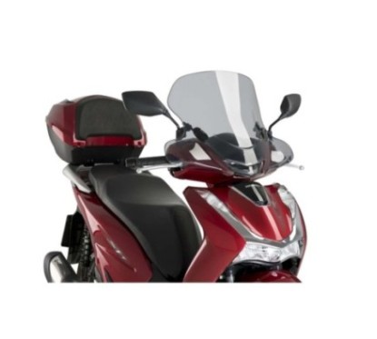 PUIG CUPOLINO SCOOTER MODELLO CITY TOURING HONDA SCOOPY SH125i 20-21 COLORE FUME CHIARO