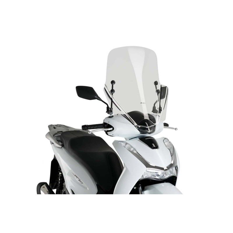 puig windshield scooter tx for honda scoopy sh350i 21 23 transparent