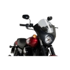 PARABRISAS SEMICARENADO PUIG DARK NIGHT HARLEY D. STREET 750 XG750 15-21 AHUMADO CLARO