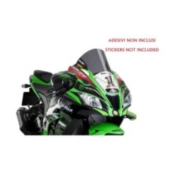 PUIG CUPOLINO R-RACER PER KAWASAKI ZX-10R ANNO 16-20 COLORE FUME SCURO