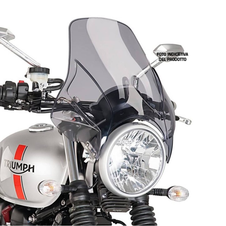 PUIG WINDSCREEN UNIV. PLUS HONDA CB600F HORNET 03-04 LIGHT SMOKE