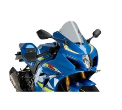puig windshield r racer suzuki gsx r1000 r 17 21 light smoke