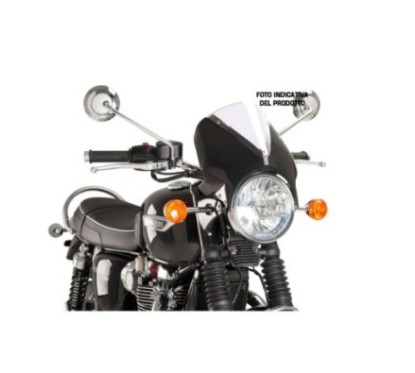 PUIG CUPOLINO UNIV. VISION HONDA CB600F HORNET 03-04 NERO-TRASPARENTE