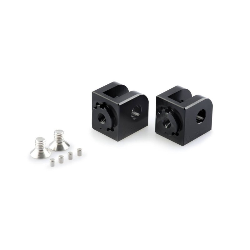 puig adjustable rider pegs adapters for honda cb500f 16 18 black