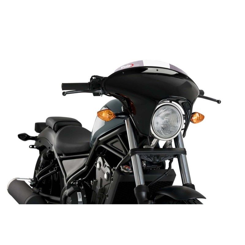 Pare-brise sport Puig Batwing SML pour Honda CMX500 Rebel 17/19 transparent 21059W