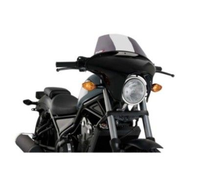 Cupula Puig Batwing SML Touring para Honda CMX500 Rebel 17-19, color ahumado claro, 21060h