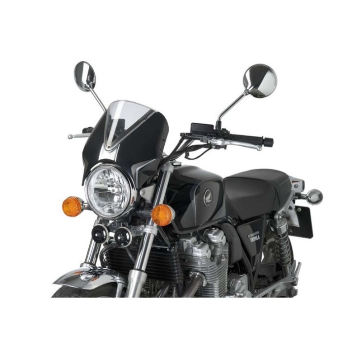 PUIG CUPOLINO RETRO HONDA CB1100 13-14 TRASPARENTE-NERO - OFFERTA