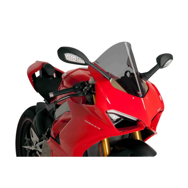 PUIG CUPOLINO R-RACER PER DUCATI PANIGALE V4 S ANNO 18-19 COLORE FUME SCURO.