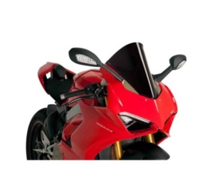 PUIG CUPOLINO R-RACER PER DUCATI PANIGALE V4 S ANNO 18-19 COLORE NERO.