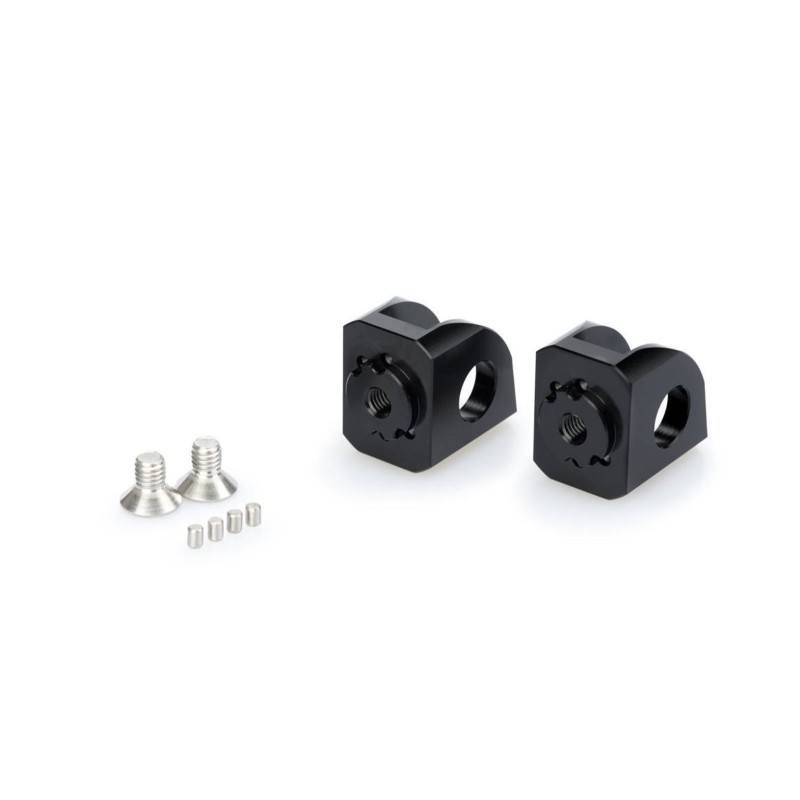 PUIG ADATTATORI POGG. REGOLABILI CONDUCENTE KAWASAKI Z650 17-19 NERO