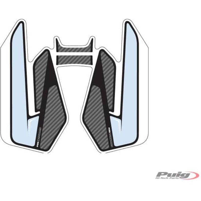 puig tank sticker for yamaha mt 07 14 17 carbon look