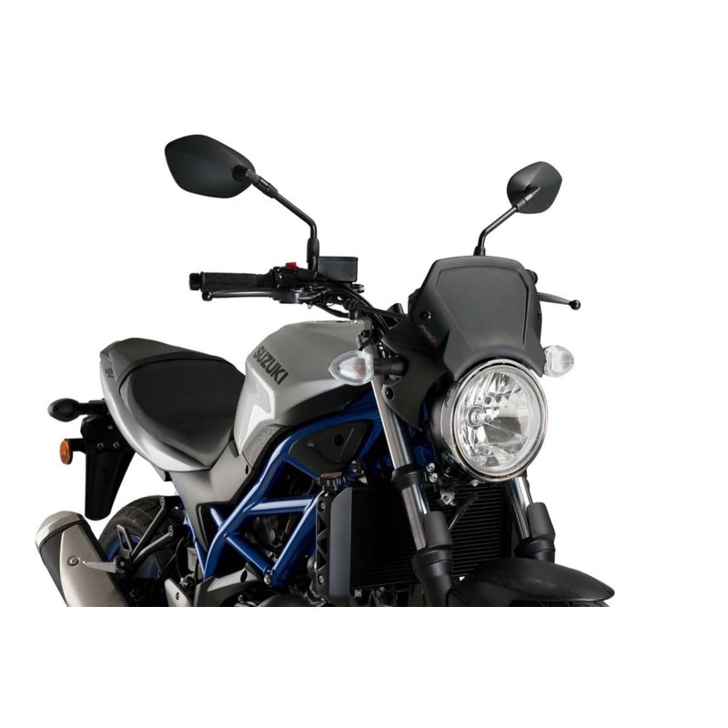 PUIG  CARENAGE AVANT EN ALUMINIUM TRIUMPH BONNEVILLE SPEEDMASTER 18-20 NOIR