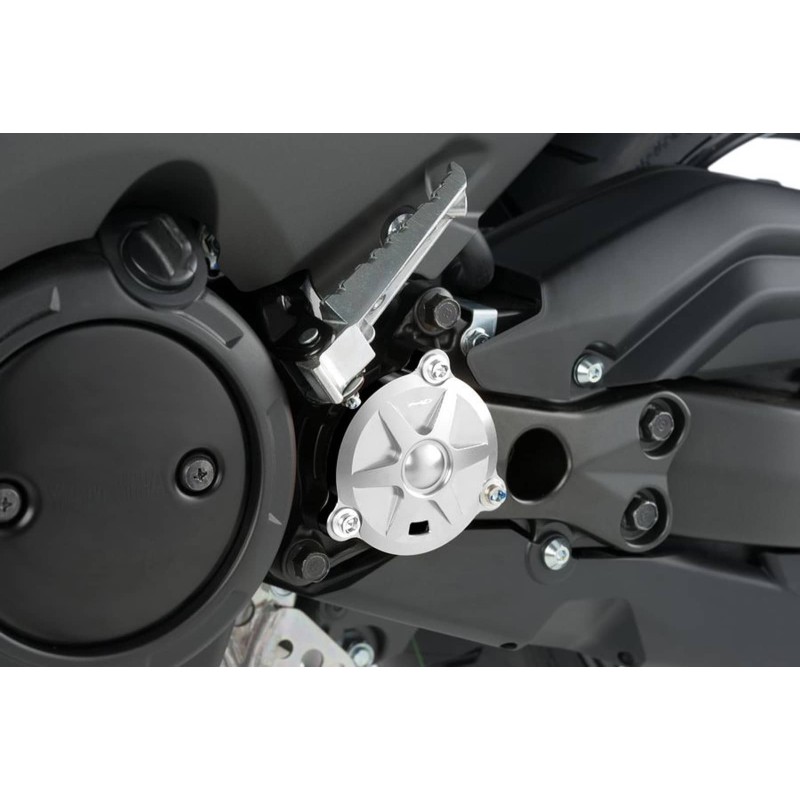 PUIG COUVERCLE DE PIVOT DE BRAS OSCILLANT YAMAHA T-MAX 560 20-21 ARGENT