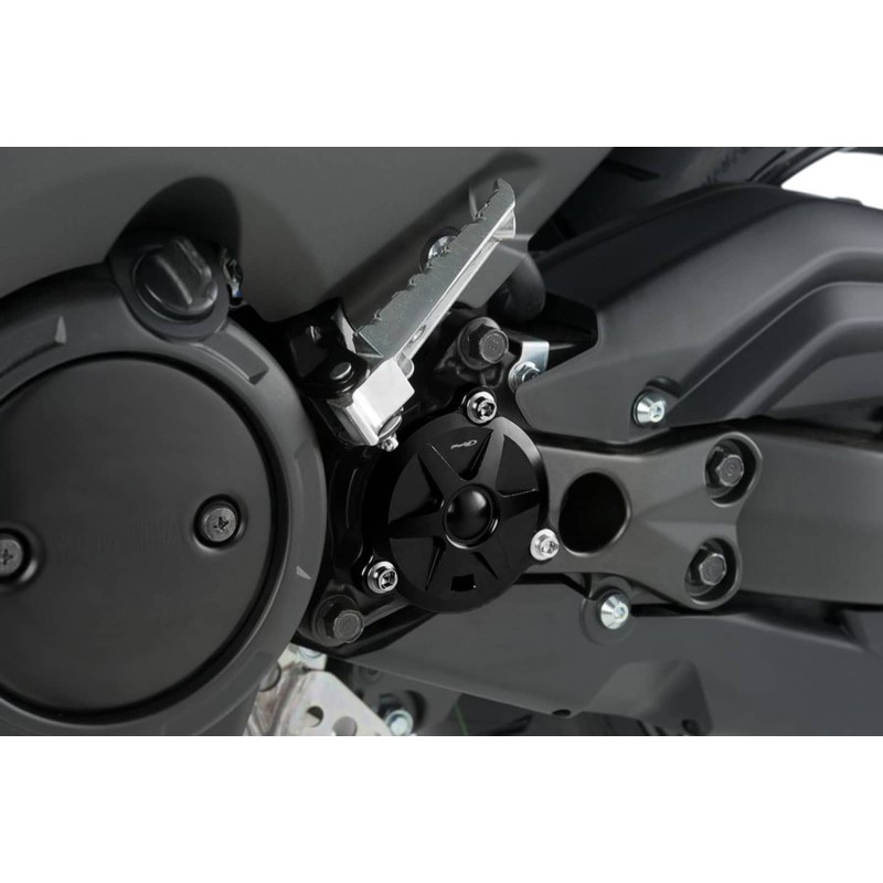 PUIG COPRI-PERNO FORCELLONE PER YAMAHA T-MAX MAX TECH 560 ANNO 20-23 COLORE NERO