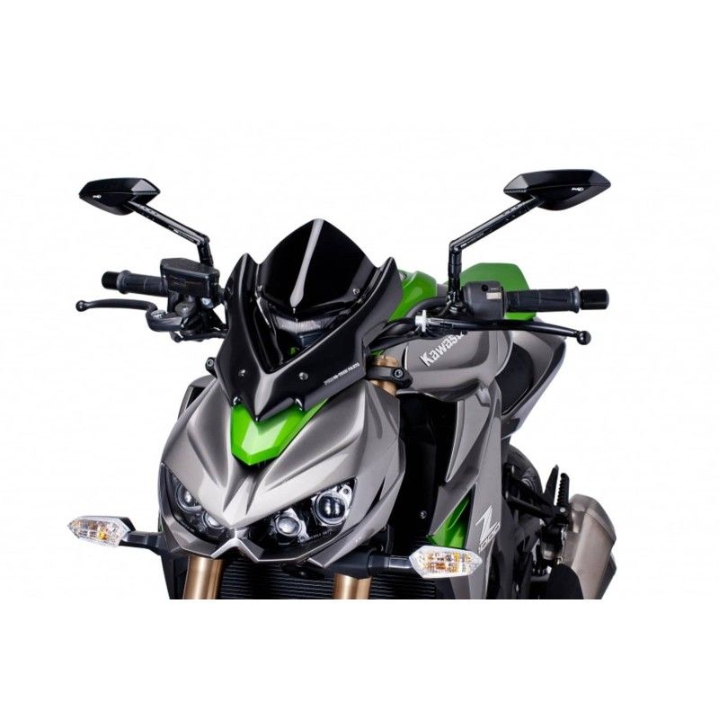puig naked ng sport screen for kawasaki z1000 14 16 black