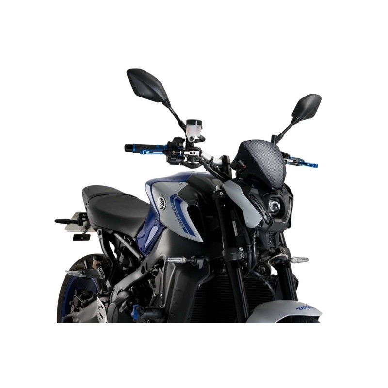 Puig Naked NG Sport Plus-Bildschirm fur Yamaha MT 09 SP 21 23 Carbon-Look