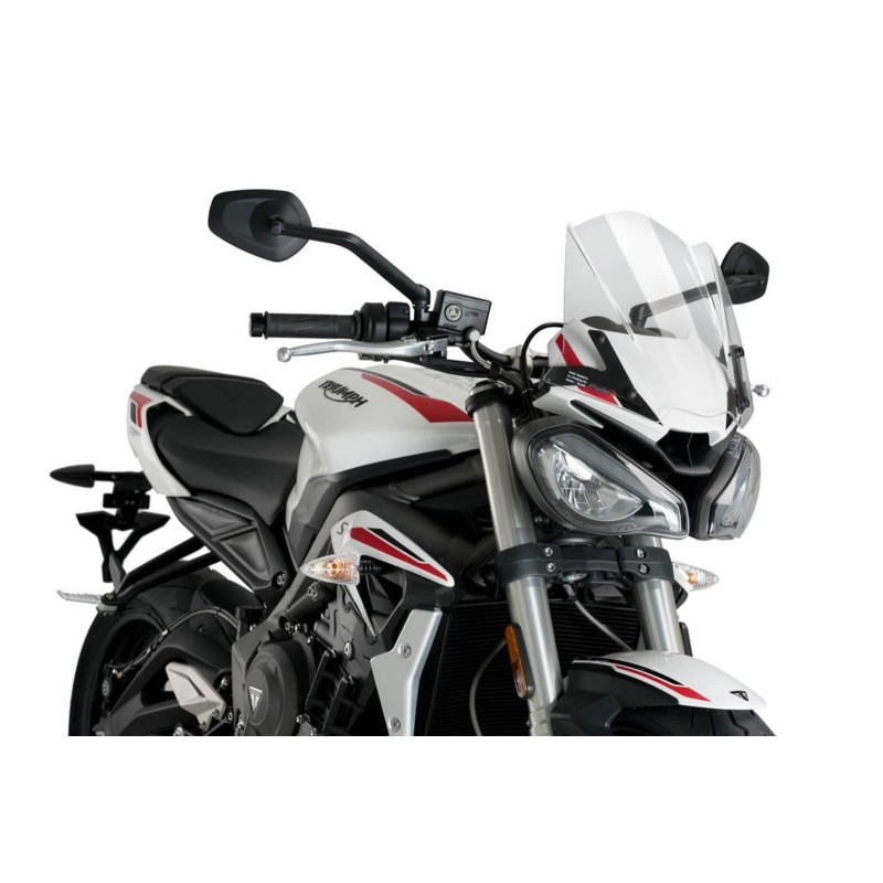 PUIG NAKED SCREEN NG SPORT TRIUMPH STREET TRIPLE R RS 20-22 TRANSPARENT
