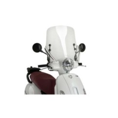PARE-BRISE POUR SCOOTER PUIG TX SYM FIDDLE 125 21-26 TRANSPARENT