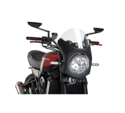 PUIG SEMI FAIRING SCREEN KAWASAKI Z900RS 18-20 TRANSPARENT-BLACK