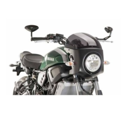 PUIG CUPOLINO SEMICARENATO YAMAHA XSR700 16'-22' FUME SCURO-NERO OPACO