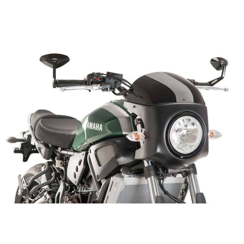 PUIG CUPOLINO SEMICARENATO YAMAHA XSR700 16'-22' NERO-NERO OPACO