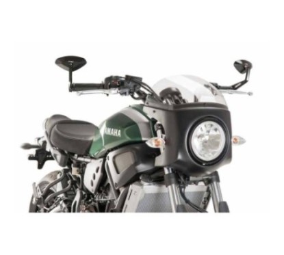 PUIG CUPOLINO SEMICARENATO YAMAHA XSR700 16'-22' TRASPARENTE-NERO OPACO