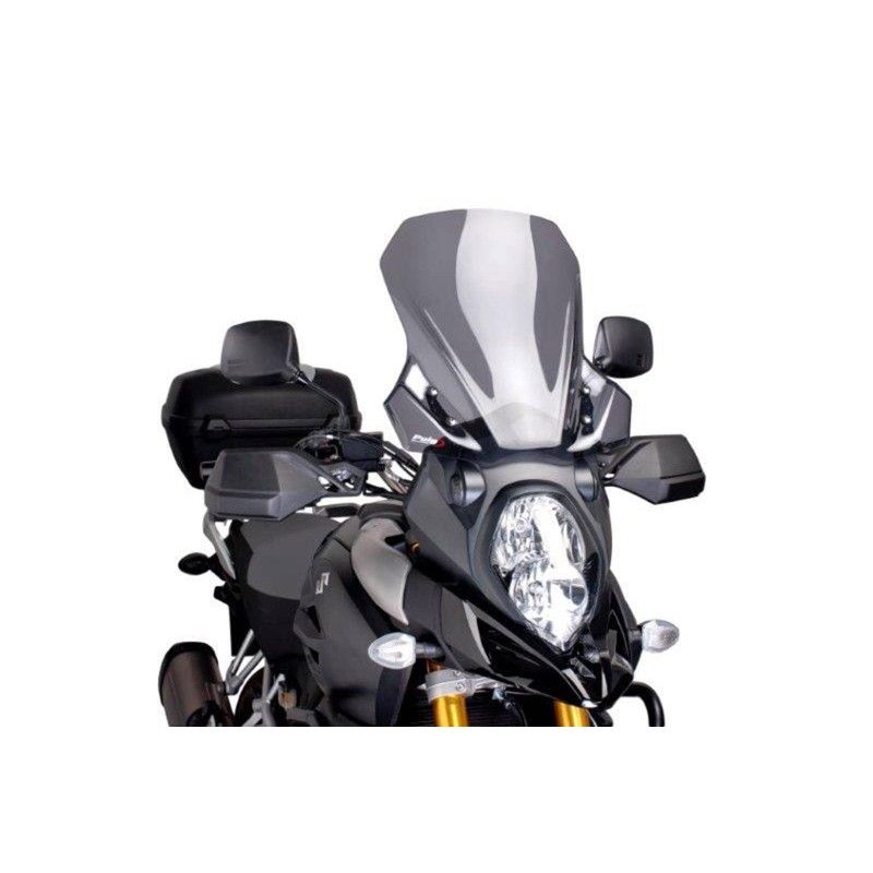 Pare-brise Puig Touring pour Suzuki DL1000 V-Strom 14-19, fume fonce
