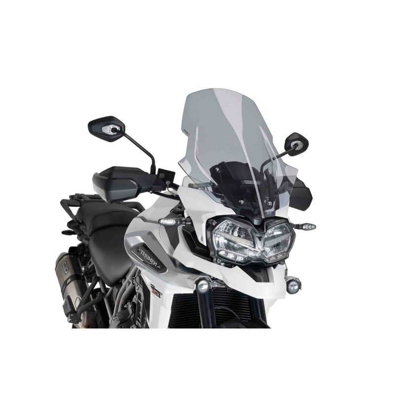 puig windshield touring for triumph tiger 1200 explorer xrt xcx 18 20 light smoke