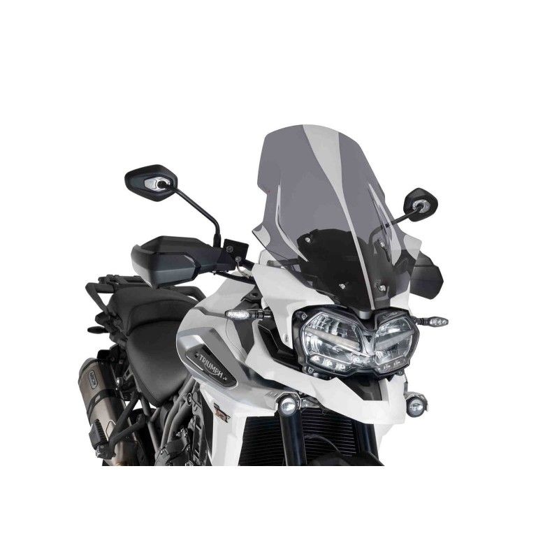 puig windshield touring for triumph tiger 1200 explorer xrt xcx 18 20 dark smoke